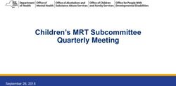 Children's MRT Subcommittee Quarterly Meeting - September 26, 2018 - New York State ...