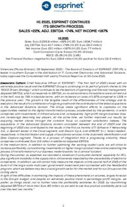 H1 2021, ESPRINET CONTINUES ITS GROWTH PROCESS: SALES +22%, ADJ. EBITDA +74%, NET INCOME +187%