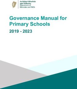 Governance Manual for Primary Schools 2019 2023
