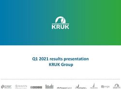 Q1 2021 results presentation KRUK Group