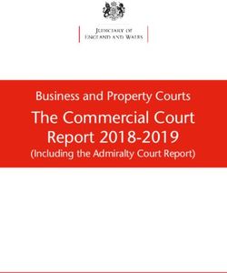 The Commercial Court Business and Property Courts - Report 2018-2019 - Courts and ...
