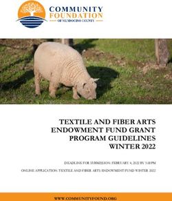 TEXTILE AND FIBER ARTS ENDOWMENT FUND GRANT PROGRAM GUIDELINES WINTER 2022 - WWW.COMMUNITYFOUND.ORG