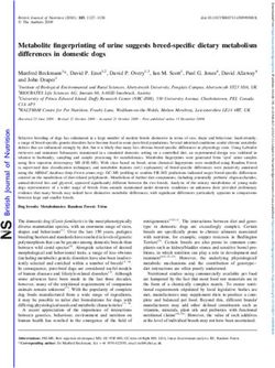 Metabolite fingerprinting of urine suggests breed-specific dietary metabolism differences in domestic dogs