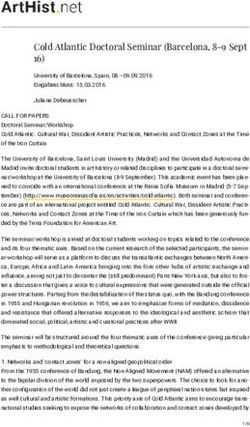 Cold Atlantic Doctoral Seminar (Barcelona, 8-9 Sept 16)