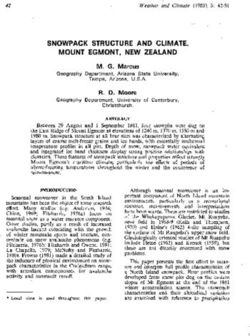 SNOWPACK STRUCTURE AND CLIMATE, MOUNT EGMONT, NEW ZEALAND