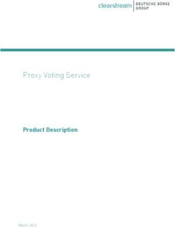 Proxy Voting Service Product Description - March 2012