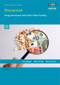 Overpriced Drugs Developed with Dutch Public Funding - Irene Schipper & Esther de Haan & Roberta Cowan - The Centre for Research on Multinational ...