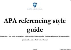 APA referencing style guide - Please note: This is not an exhaustive ...