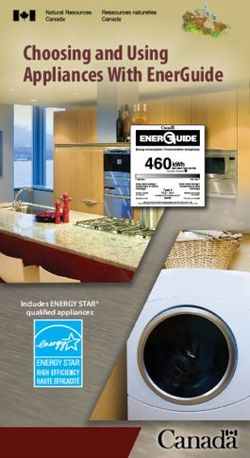 Choosing and Using Appliances With EnerGuide - Includes ENERGY STAR qualified appliances