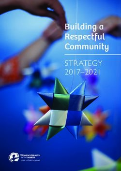 STRATEGY 2017-2021 Building a Respectful Community
