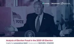 Analysis of Election Fraud in the 2020 US Election - Insights from pressrelations GmbH Analysis period: 08/01/2016 -11/14/2020