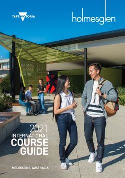 COURSE GUIDE 2021 INTERNATIONAL - Holmesglen