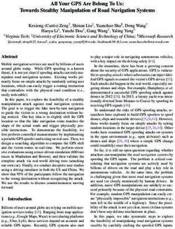 All Your GPS Are Belong To Us: Towards Stealthy Manipulation of Road Navigation Systems - Microsoft