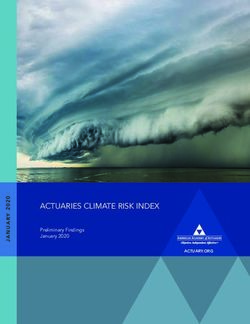 ACTUARIES CLIMATE RISK INDEX - ACTUARY.ORG - American Academy of Actuaries