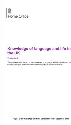 Knowledge of language and life in the UK - Gov.uk