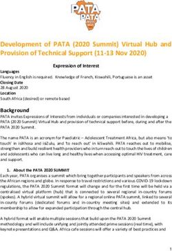 Development of PATA (2020 Summit) Virtual Hub and Provision of Technical Support (11-13 Nov 2020)