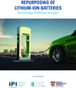 REPURPOSING OF LITHIUM-ION BATTERIES - Technology & Market Insights - A Joint Report by