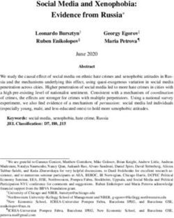 Social Media and Xenophobia: Evidence from Russia - Google Sites