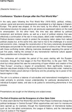 Conference "Eastern Europe after the First World War" - BKGE