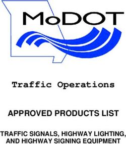 Traffic Operations APPROVED PRODUCTS LIST - TRAFFIC SIGNALS, HIGHWAY LIGHTING, AND HIGHWAY SIGNING EQUIPMENT