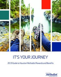 IT'S YOUR JOURNEY 2019 Guide to Houston Methodist Rewards and Benefits