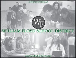 WILLIAM FLOYD SCHOOL DISTRICT www wfsd k12 ny us 2019 2020 CALENDAR