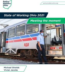 State of Working Ohio 2021 Meeting the moment