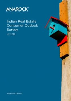 Indian Real Estate Consumer Outlook Survey - H2 2018 - www.anarock.com - Squarespace