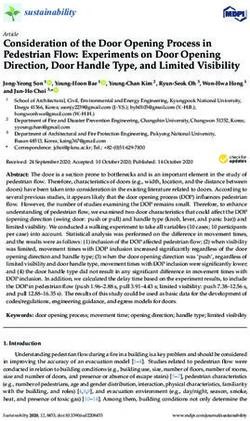 Consideration of the Door Opening Process in Pedestrian Flow: Experiments on Door Opening Direction, Door Handle Type, and Limited Visibility