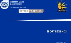 SPORT LEGENDS - Western Cape Government