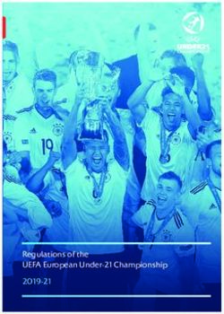 Regulations of the UEFA European Under-21 Championship 2019-21 - UEFA.com