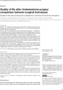 Quality of life after cholesteatoma surgery: comparison between ...