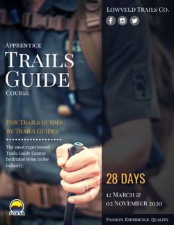 Guide Trails - 28 DAYS - Lowveld Trails Co.