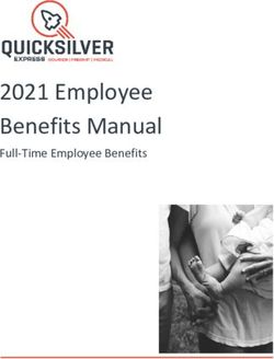 2021 Employee Benefits Manual - Full-Time Employee Benefits - Quicksilver Express Courier