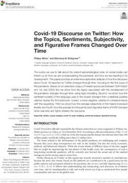 Covid-19 Discourse on Twitter: How the Topics, Sentiments, Subjectivity, and Figurative Frames Changed Over Time - arXiv