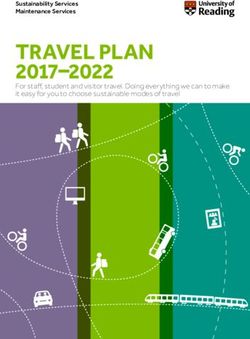 TRAVEL PLAN 2017-2022 - For staff, student and visitor travel. Doing everything we can to make it easy for you to choose sustainable modes of ...