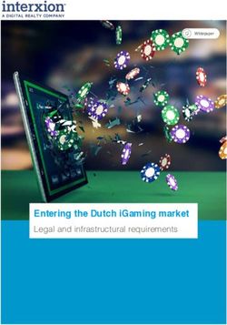 Entering the Dutch iGaming market - Legal and infrastructural requirements - A DIGITAL REALTY COMPANY - Interxion