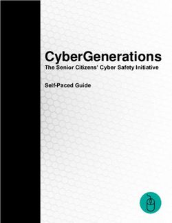CYBERGENERATIONS THE SENIOR CITIZENS' CYBER SAFETY INITIATIVE SELF-PACED GUIDE - HAWAII DOD