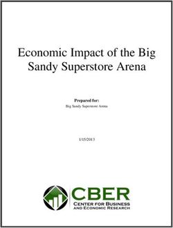 Economic Impact of the Big Sandy Superstore Arena - Prepared for