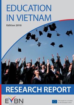EDUCATION IN VIETNAM Edition 2018 - the UK-ASEAN Business Council