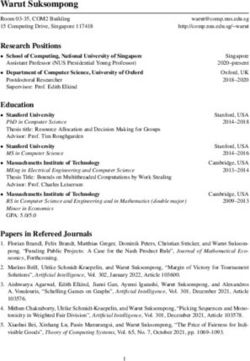Warut Suksompong - Stanford Computer Science