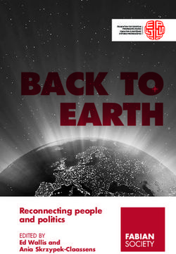 Reconnecting people and politics - EDITED BY Ed Wallis and Ania Skrzypek-Claassens