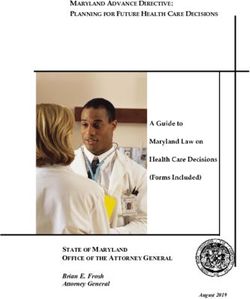 STATE OF MARYLAND OFFICE OF THE ATTORNEY GENERAL - Brian E. Frosh Attorney General - Maryland Attorney General