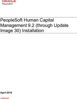 PeopleSoft Human Capital Management 9.2 (through Update Image 30) Installation - April 2019 - Oracle Help Center
