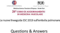 Questions & Answers Le nuove lineeguida ESC 2019 sull'embolia polmonare