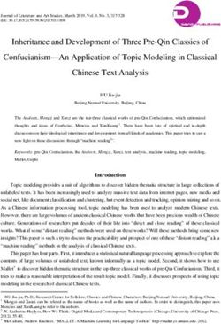 Inheritance and Development of Three Pre-Qin Classics of Confucianism-An Application of Topic Modeling in Classical Chinese Text Analysis