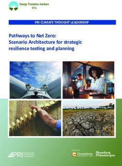Pathways to Net Zero: Scenario Architecture for strategic resilience testing and planning - PRI CLIMATE THOUGHT LEADERSHIP - Principles for ...