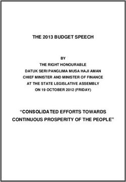 THE 2013 BUDGET SPEECH - "CONSOLIDATED EFFORTS TOWARDS CONTINUOUS PROSPERITY OF THE PEOPLE" - BY THE RIGHT HONOURABLE DATUK SERI PANGLIMA MUSA ...