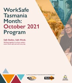 WorkSafe Tasmania Month: October 2021 Program - Safe Bodies, Safe Minds. Working together to ensure workers return home safe and well every day