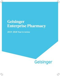 Geisinger Enterprise Pharmacy - 2019-2020 Year in review